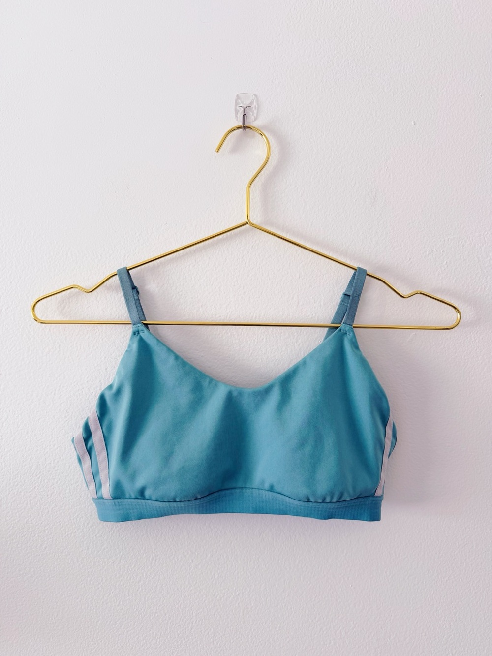 adidas Powder Teal Sports Bra